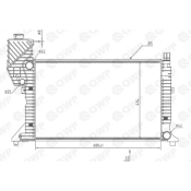 Radiator, racire motor WRA108 Qwp