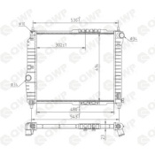 Radiator, racire motor WRA120 Qwp