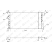 Radiator, racire motor WRA123 Qwp