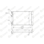 Radiator, racire motor WRA128 Qwp