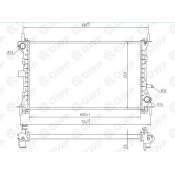 Radiator, racire motor WRA145 Qwp