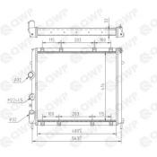 Radiator, racire motor WRA177 Qwp