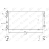 Radiator, racire motor WRA187 Qwp